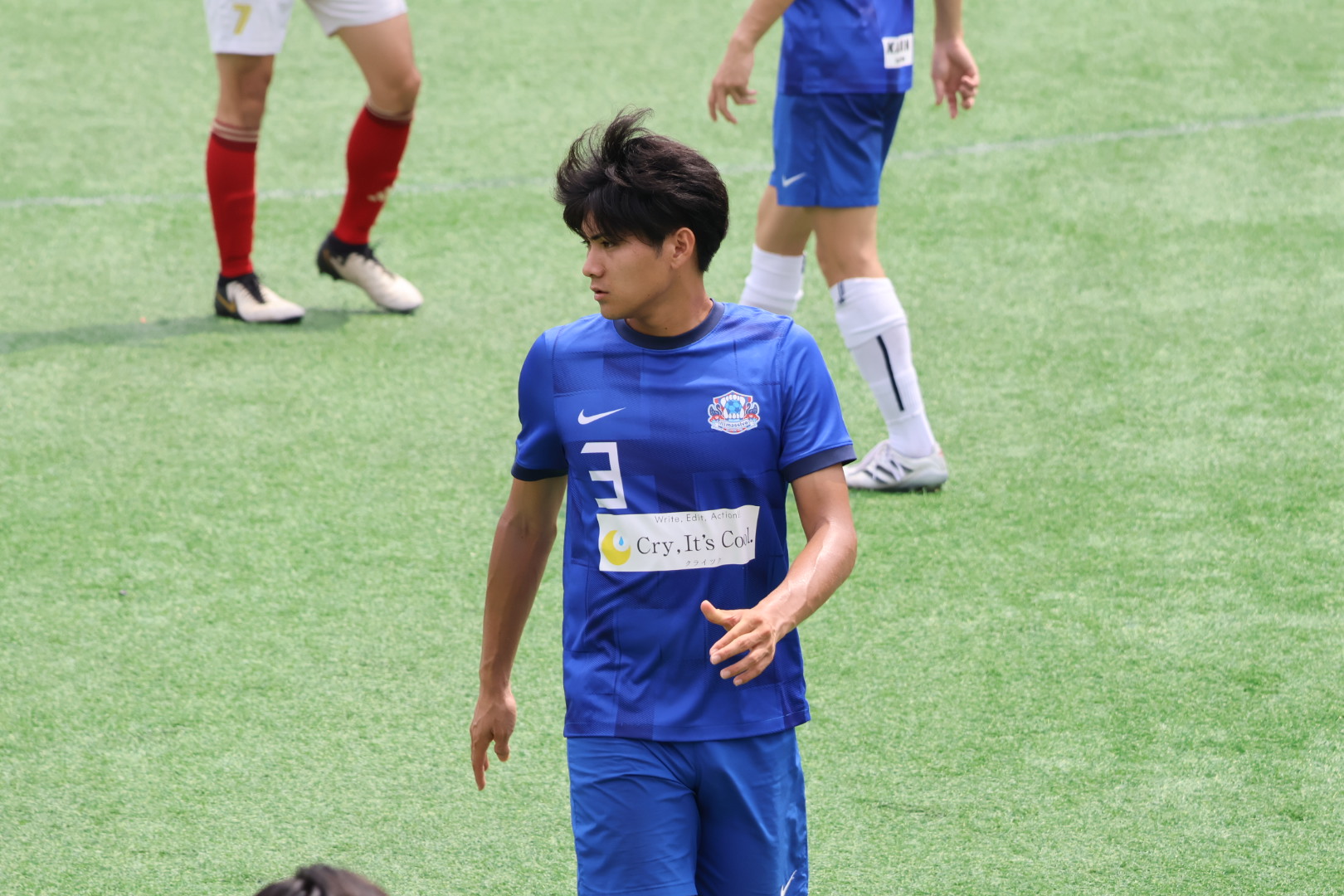 試合中の倉澤コーチ